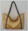 popular 100% leather branded handbag