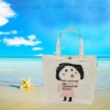 popular girly canvas tote handbag