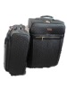 popular handsome black PU luggage,trolley case