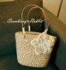 popular straw bag colorful lady beach bag