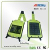 portable green portable solar power charger bag