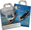 pouch hole handle plastic shopping bag
