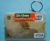 pp credit card holder with key chain