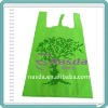 pp ultrasonic non-woven t-shirts shopping bag