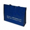 pp woven material advertising tote bag with opp film lamination
