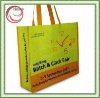 pp woven material gift bags with opp film lamination