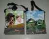 pp woven shoulder bag with glossy lamination