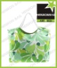 pretty leaf printed tote bag for promotion