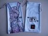 pretty microfiber pouch with drawstring