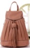 pretty stripe tassel shoulder PU handbag