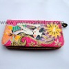 print cotton wallet