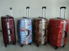 print -pattern 20''/24''/28'' aluminum frame luggage trolley case
