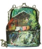 printed coin purse