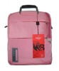 printed embroidery canvas laptop bag