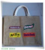 printed jute bag