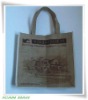 printed jute bag