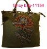 printed ladies file tote canvas bag