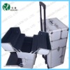 professional cosmetic trolley cases,aluminum trolley cosmetic case