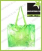 promational leaf printing pp woven tote bag