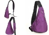 promotion 600d sling strap triangle backpack