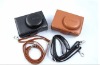promotion and useful fashion real leather camera covers