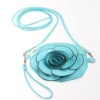 promotion fashion new design leather flower coin purse