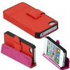 promotion mobile phone folding leather pouch
