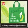 promotion non woven green bag