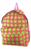 promotional backpack dot pattern