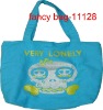 promotional blue tote bag