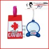 promotional canada rubber pvc luggage tag