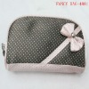 promotional cosmetic bag with bowknot