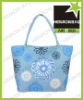 promotional flower printed sequin beach bag set