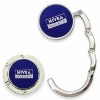 promotional foldable purse hanger with epoxy logo