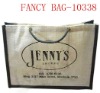 promotional handle jute shopping bag