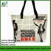 promotional heat transfer canvas bag as tote bag