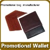 promotional men's leather wallet
