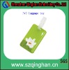 promotional plastic pvc uggage tag