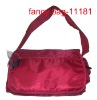 promotional red messenger bag