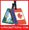 promotional rubber luggage tag