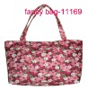 promotional young girl's flower canvas bag