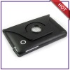 protective rotation leather case for htc flyer360