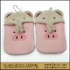 pu customized designed animal coin pouch