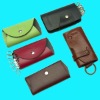 pu leather key holder bag