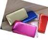 pu leather purse travel wallet