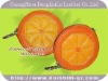 pu orange shape coin purse