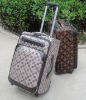 pu travel trolley luggage bag set