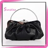 pu with genuine leather handbag for ladies