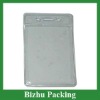 pure clear PVC Card Sleeve