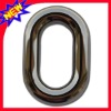 pure colour metal oval bag buckle